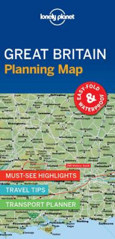 Lonely Planet Great Britain Planning Map