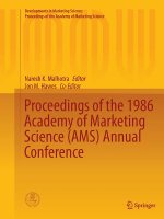 Proceedings of the 1986 Academy of Marketing Science (AMS) Annual Conference
