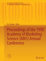 Proceedings of the 1990 Academy of Marketing Science (AMS) Annual Conference