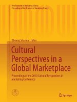Cultural Perspectives in a Global Marketplace