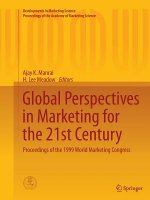 Global Perspectives in Marketing for the 21st Century