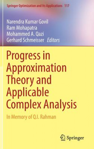 Progress in Approximation Theory and Applicable Complex Analysis