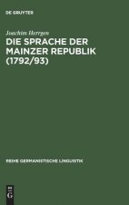 Sprache der Mainzer Republik (1792/93)