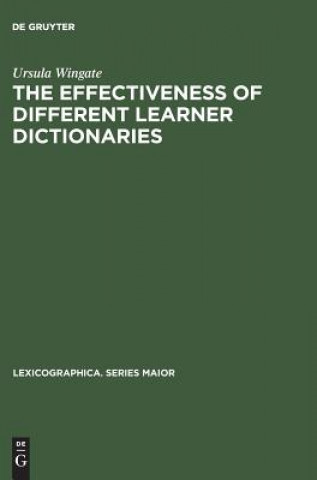Effectiveness of Different Learner Dictionaries
