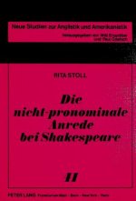 Die Nicht-Pronominale Anrede Bei Shakespeare