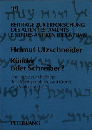 Kuender oder Schreiber?