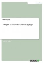 Analysis of a learner's interlanguage