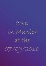 CSD in Munich at the 09.07.2016