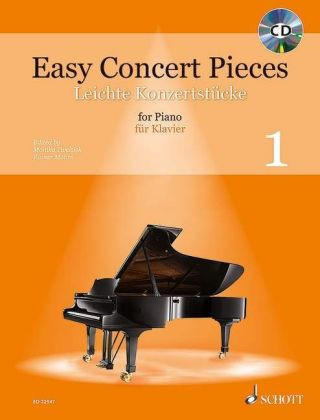 Easy Concert Pieces. Klavier Band 1. Ausgabe mit CD