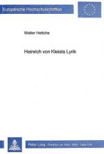 Heinrich von Kleists Lyrik