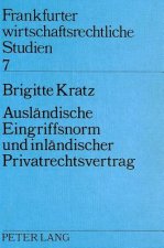 Auslaendische Eingriffsnorm und inlaendischer Privatrechtsvertrag