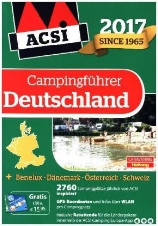 ACSI Campingführer Deutschland 2017 mit DVD