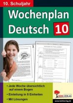 Wochenplan Deutsch, 10. Schuljahr