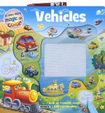 Vehicles. El meu llibre mági de color