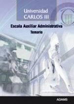 Escala Auxiliar Administrativa, Universidad Carlos III. Temario