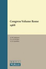 CONGRESS VOLUME ROME 1968