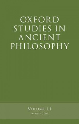 Oxford Studies in Ancient Philosophy, Volume 51