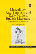 Masculinity, Anti-Semitism and Early Modern English Literature