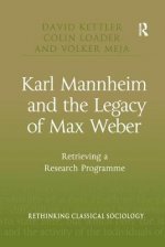Karl Mannheim and the Legacy of Max Weber