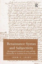 Renaissance Syntax and Subjectivity