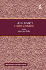 Legal Lexicography