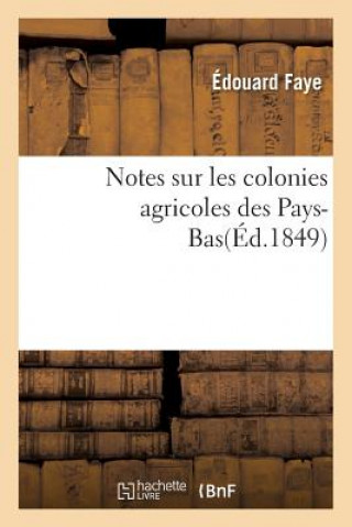Notes Sur Les Colonies Agricoles Des Pays-Bas