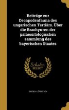 GER-BEITRAGE ZUR DECAPODENFAUN