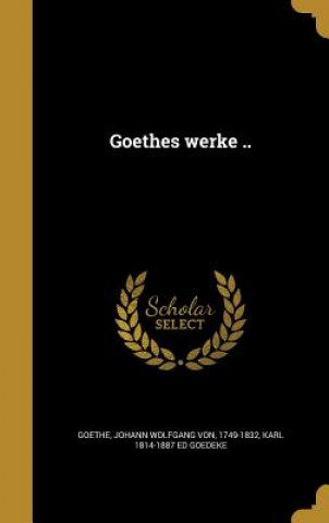 GER-GOETHES WERKE