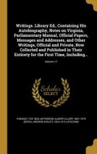 WRITINGS LIB ED CONTAINING HIS