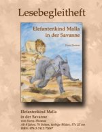 Elefantenkind Malla in der Savanne - Lesebegleitheft