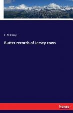 Butter records of Jersey cows