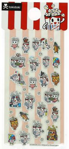 TOKIDOKI POPCORN STICKERS