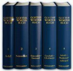 Goethe Wörterbuch, Band 1, Leinen