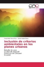 Inclusión de criterios ambientales en los planes urbanos