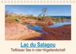 Lac du Salagou - Tiefblauer See in roter Hügellandschaft (Tischkalender 2017 DIN A5 quer)