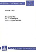 Ein Generator fuer interregionale Input-Output-Tabellen