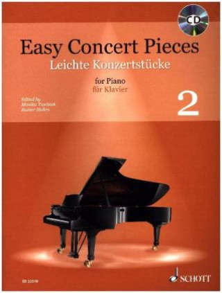 Easy Concert Pieces, für Klavier, m. Audio-CD. Bd.2