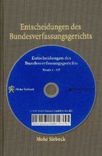 Entscheidungen des Bundesverfassungsgerichts (BVerfGE), m. Buch, m. CD-ROM