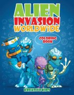 Alien Invasion Worldwide Coloring Book