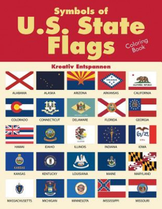 Symbols of U.S. State Flags Coloring Book