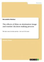 effects of films on destination image and tourists' decision making process