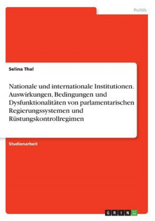 Nationale und internationale Institutionen. Auswirkungen, Bedingungen und Dysfunktionalitäten von parlamentarischen Regierungssystemen und Rüstungskon