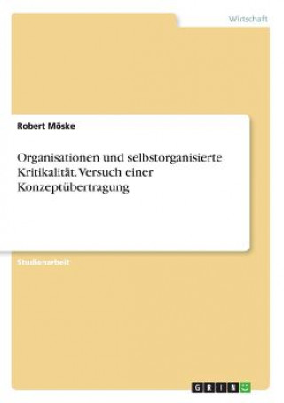 Organisationen und selbstorganisierte Kritikalitat. Versuch einer Konzeptubertragung