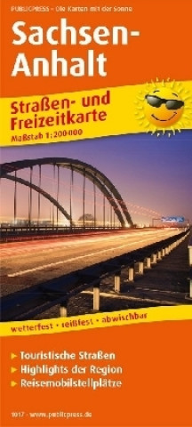 PublicPress Straßen- und Freizeitkarte Sachsen-Anhalt