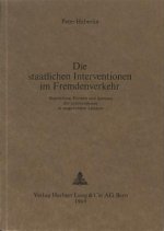 Die staatlichen Interventionen im Fremdenverkehr