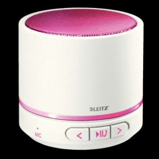 Leitz WOW Mini-Lautsprecher, weiß-pink
