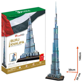 Puzzle 3D Burj Khalifa 136 dílků