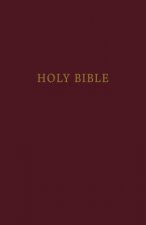 KJV, Pew Bible, Large Print, Hardcover, Burgundy, Red Letter, Comfort Print