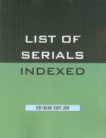 List of Serials Indexed: For Online Users