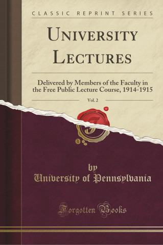 University Lectures, Vol. 2